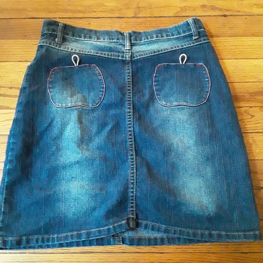 Apple Bottoms Vintage Jeans Skirt Size 9/10. Denim. Women's - Picture 7 of 7